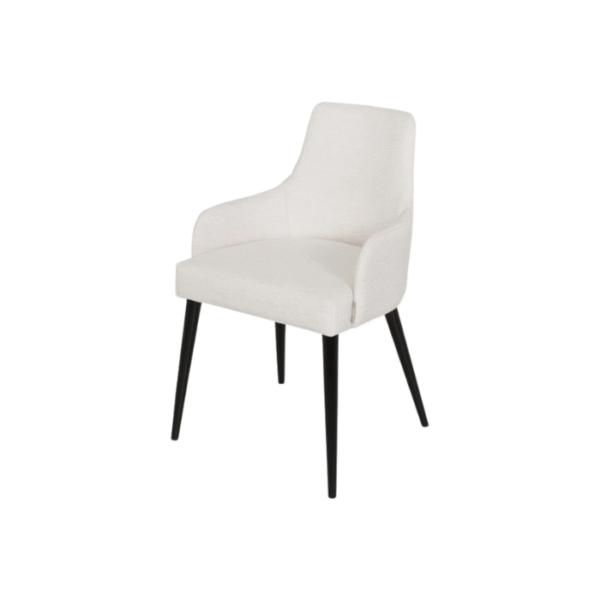 Chaise AERO — Élégance contemporaine avec assise rembourrée et pieds fuselés