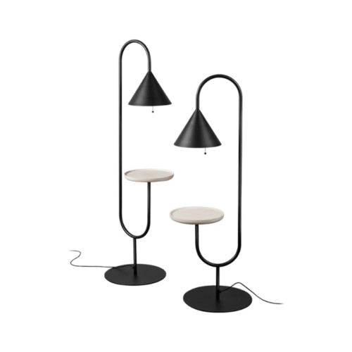 LAMPE FLOUR – Ensemble de 2 Lampes Modernes avec Tablette Intégrée