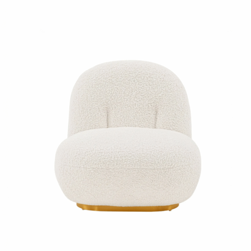 Fauteuil Nuage – Élégance Bouclée