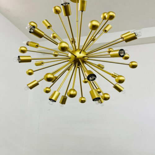 SEUFFLE – Suspension Design Sputnik en Cuivre