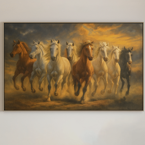 Tableau Sept Chevaux