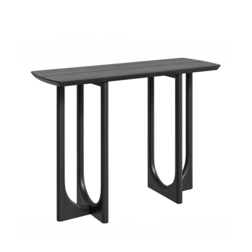 CONRO Console - Élégance Sculpturale en Noir